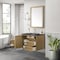 James Martin Vanities Laurent 36in Single Vanity, Light Natural Oak w/ 3 CM Charcoal Soapstone Top 545-V36-LNO-3CSP - alternate 4